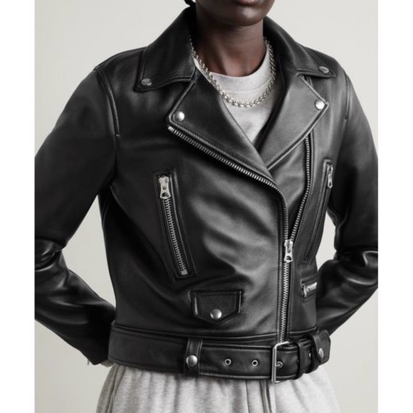 Acne studios black leather jacket - Picture 8 of 8